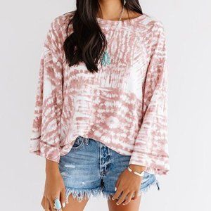 IMPRESSIONS- Brighton Bookshop Tie Dye Shift Top